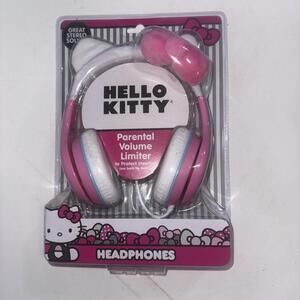 Hello Kitty Y2K Sealed Headphone‎ for Kids w/Built in Volume Limiter Headset